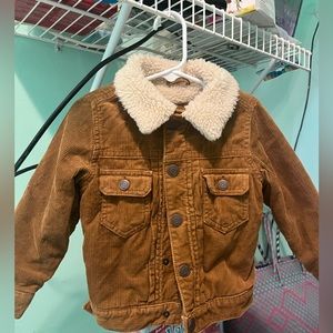 Corduroy toddler jacket